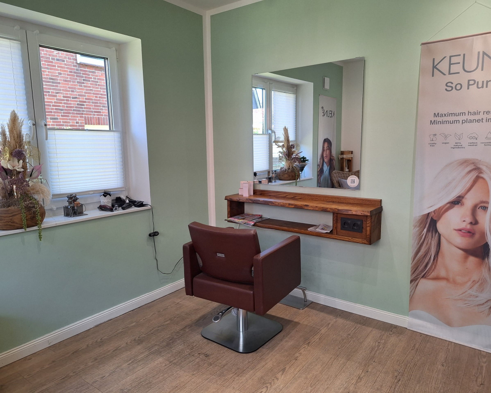Salonbild einzelner Sitzplatz