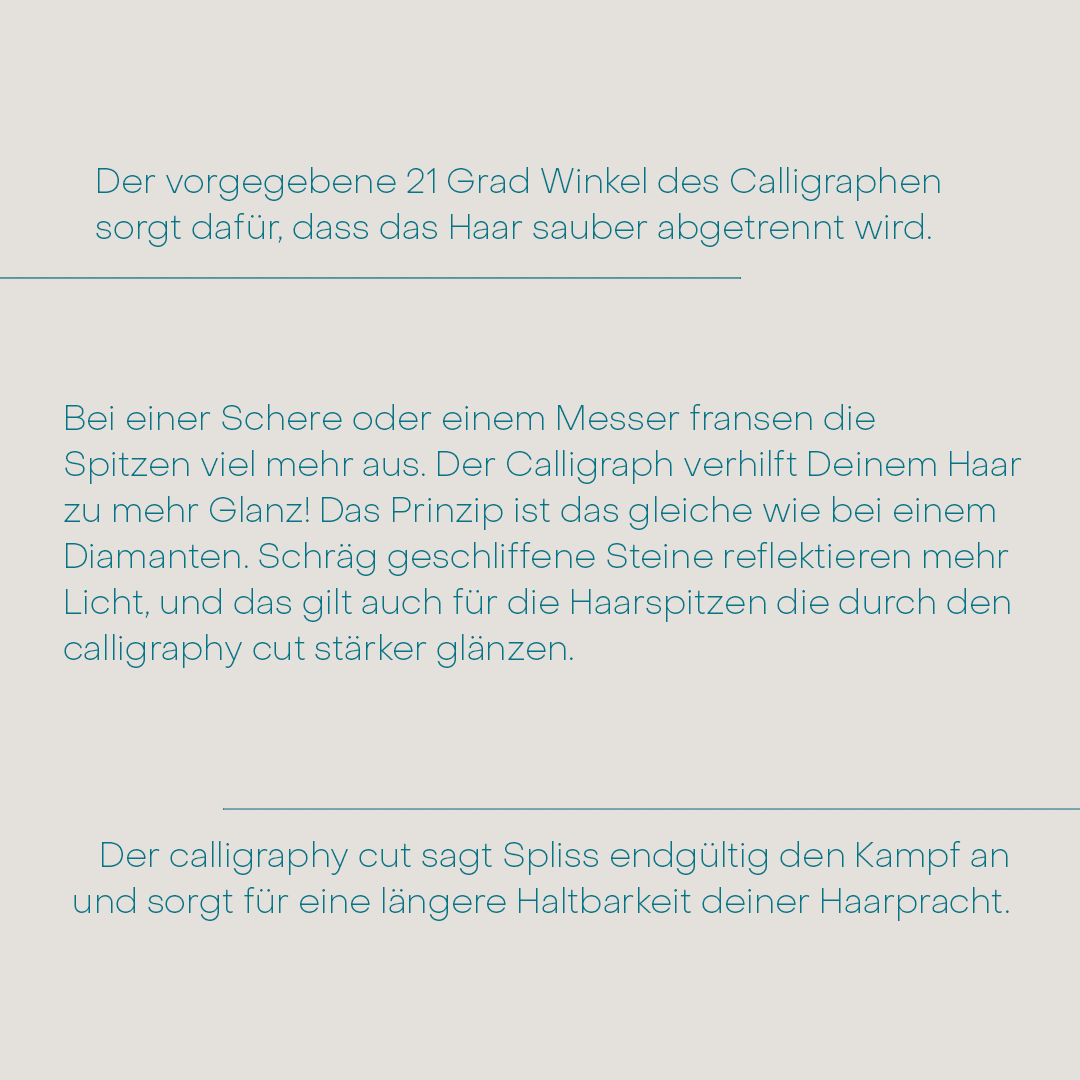  Studie Calligraphy Cut Infos